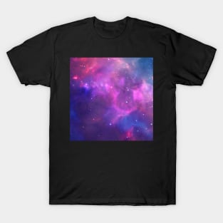 Space With Pink Clouds T-Shirt